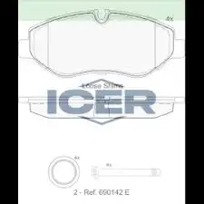 İCER 141786 Тормозные колодки