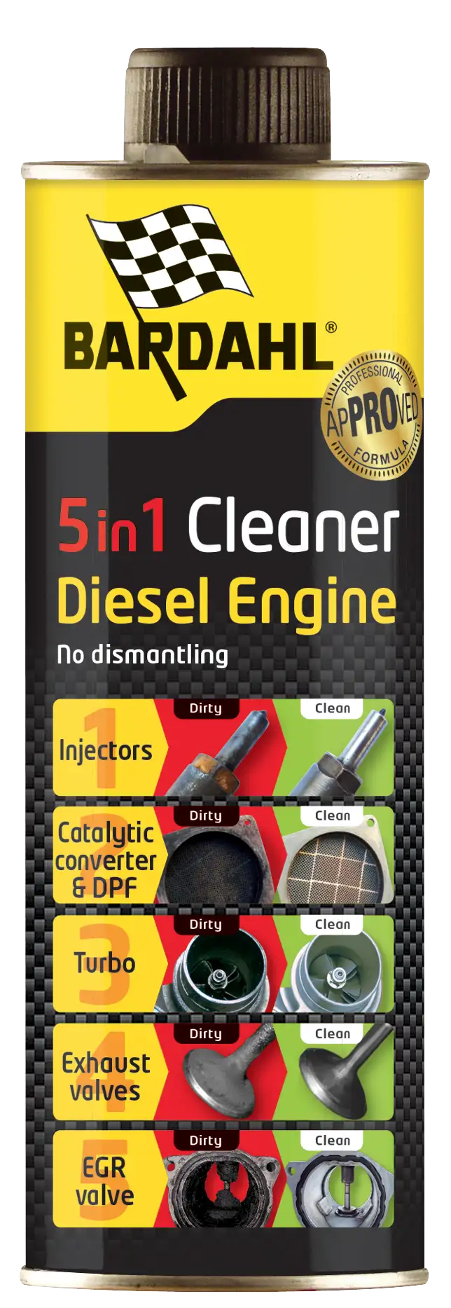 9357B Diesel 5IN1 Cleaner 12x500 ML