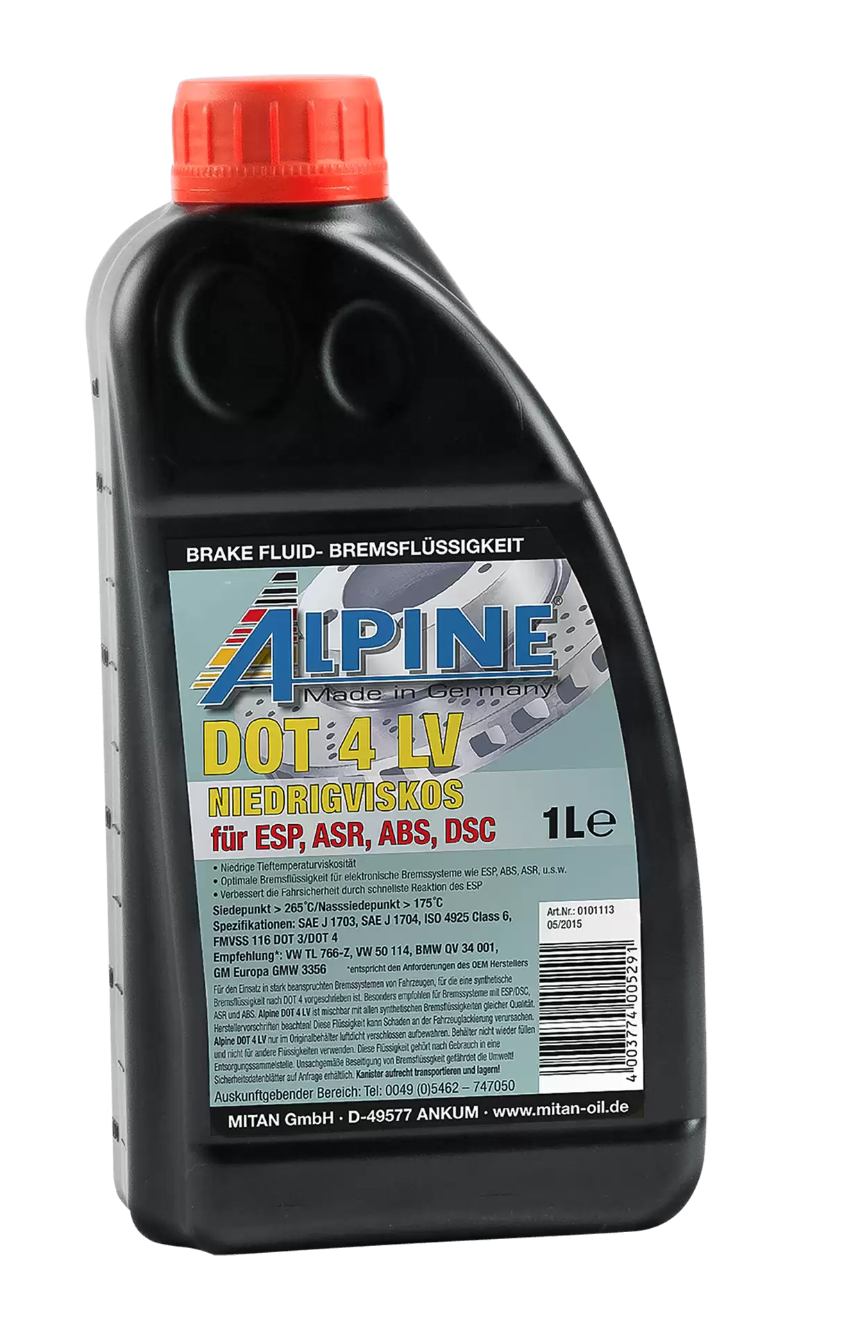 ALPINE BRAKE FLUID DOT 4 LV